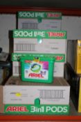 EIGHT BOXES OF ARIEL 3 IN 1 PODS