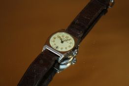 A VINTAGE SERVICES DISPATCH RIDER MILITARY WRISTWATCH