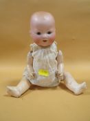 AN ANTIQUE ARMAND MARSEILLE DREAM BABY DOLL