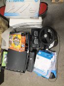 A LARGE QUANTITY OF GAMES CONSOLES AND ACCESSORIES ETC. TO INCLUDE PS3 AND XBOX 360 CONSOLES' FIVE