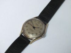 A FRENCH VINTAGE MILITARY STYLE AUTOMATIC WRISTWATCH