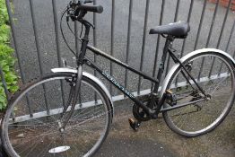 A BLACK TOWNSEND ROAD BICYCLE