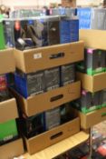THREE BOXES OF GAMING HEADSETS