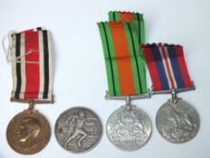 WWII GROUP 4 MEDALS
