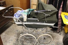 A VINTAGE SILVERCROSS PRAM