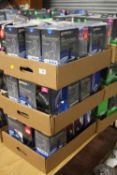 THREE BOXES OF GAMING HEADSETS