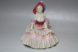 AN EARLY 20TH CENTURY ROYAL DOULTON FIGURINE 'EVELYN' HN1622, Rd.No.789711, H 15 cm