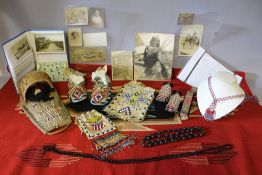 THE ESTER EMILY SIBLEY NATIVE AMERICAN INDIAN TRIBAL ART COLLECTION COMPRISING ITEMS COLLECTED