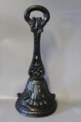 A CAST METAL DOOR STOP, H 34.5 cm