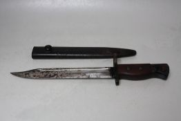 A NO. 5 JUNGLE CARBINE BAYONET, made by Wilkinson Sword, blade L 8