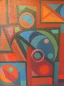 CIRCLE OF AUCUSTE HERBIN (1882-1960). Twentieth century abstract composition 'Six Plus', see
