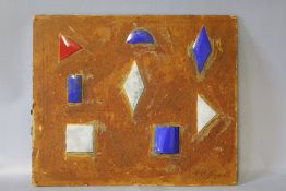 CIRCLE OF TERRY FROST (1915-2003). Abstract composition, bears signature lower right, mixed media