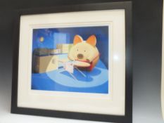 A.J. CALLAN (XX). 'Money Laundering', limited edition giclee print, 67 of 195, certificate to