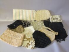 A COLLECTION OF VINTAGE BEADWORK BAGS, various styles and periods, to include French examples (14)