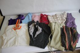 A COLLECTION OF VINTAGE AND RETRO LADIES DRESSES ETC, to include Examples by Bijou, Crimpline,