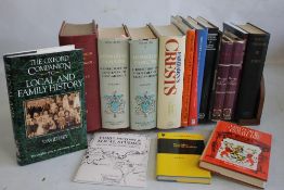 A QUANTITY OF BOOKS ON GENEALOGY, FAMILY HISTORY ETC. to include Robert Gayre - 