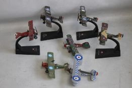 SEVEN MODEL WWI AIRCRAFTS, to include Sopwith Camel F1, Fokker DR1 etc