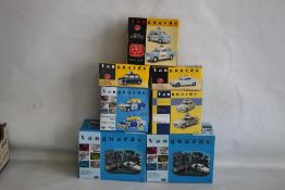 LLEDO VANGUARDS BOXED 1:43 SCALE POLICE VEHICLES ROVER 2000 RENFREW & BUTE CONSTABULARY & JAGUAR