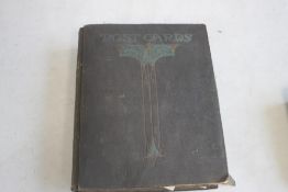 AN EARLY 20TH CENTURY AND LATER POSTCARD ALBUM AND CONTENTS, to include sentimental and topographic