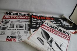 MASSEY FERGUSON 1965-1965 WINTER PAYMENT PLAN ADVERTISING POSTER, together with a quantity of