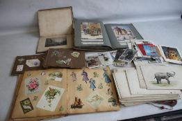 STOPES-ROE / BLOXHAM FAMILY EPHEMERA to include scrapbooks, 1960s Christmas cards, early to mid 20th