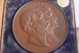 CITY OF LONDON SCHOOL, NEW BUILDINGS OPENED 1882, 77mm BRONZE MEDAL (In case A/F)