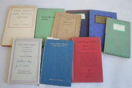 MARIE STOPES - VARIOUS POETRY AND PLAYS BY HER AND OWNED BY HER to include 'Joy and Verity' 1952 -