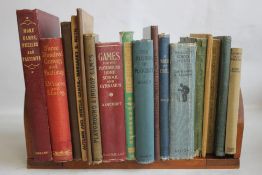 A COLLECTION OF BOOKS ON CHILDREN'S GAMES AND SCHOOL SPORTS to include 