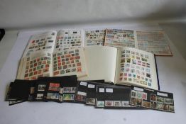 A COLLECTION OF BRITISH AND WORLD STAMPS IN ALBUMS, Stock books, loose etc together with various