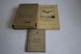 THE ROYAL AERO CLUB YEAR BOOK 1910' together with 'Aeronautics Handbook of the Collections