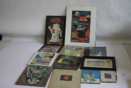 SCI-FI INTEREST, A QUANTITY OF CLIP FRAMED PICTURES VARIOUS TYPES, to include Forbidden Planet,