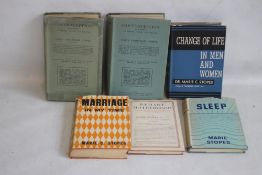 MARIE STOPES - FOUR EARLY EDITIONS WITH DUSTJACKETS to include 