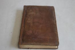 ROBERT PLOT - 'THE NATURAL HISTORY OF STAFFORDSHIRE' 1686, rebound, lacks map, some plates damaged