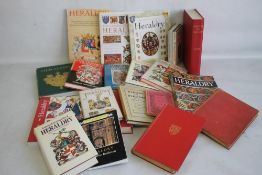 A QUANTITY OF 20TH CENTURY GENERAL REFERENCE BOOKS ON HERALDRY to include Sir Anthony Wagner - 
