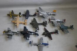 ELEVEN MODEL US MILITARY AIRCRAFT, to include B-24 Liberator, 