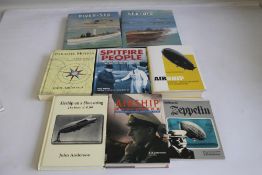 PRESENTATION COPIES OF AVIATION INTEREST BOOKS - John Anderson - 'Airship on a Shoestring The