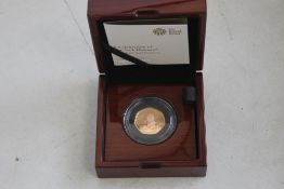 SHERLOCK HOLMES 2019 GOLD PROOF 50P, in case of issue with COA.