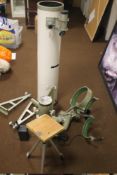 A ORION LX200 TELESCOPE with accessories A/F