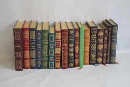 THE EASTON PRESS - SEVENTEEN VOLUMES Collector's Editions bound in leather, 