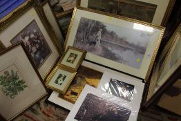A COLLECTION OF ASSORTED PRINTS TO INCLUDE SIGNED EXAMPLES