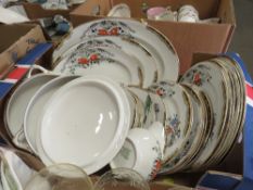 A TRAY OF FALCONWARE DINNERWARE