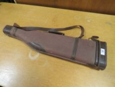 A VINTAGE MUTTON CHOP GUN CASE