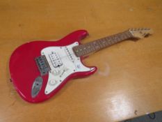 A CHILD SIZE WESTFIELD ELECTRIC GUITAR A/F