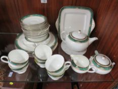 A WEDGWOOD LAMBOURN SIX PERSON TEA SET