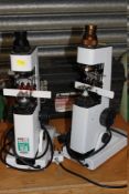 TWO ELECTRIC MICROSCOPES