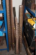 A QUANTITY OF METAL RACKING A/F