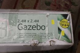 A 2.4 M X 2.4 M GAZEBO (CONTENTS NOT CHECKED )