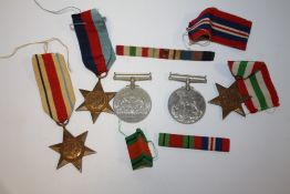 WWII MEDAL GROUP OF FIVE MEDALS