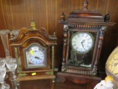 TWO REPRODUCTION MANTEL CLOCKS