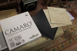 SEVEN PACKS OF VINYL FLOORING TILES